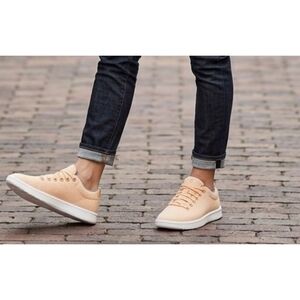 Allbirds Wool Piper Woven Sneakers In Lux Camel With Blizzard Sole Size 10